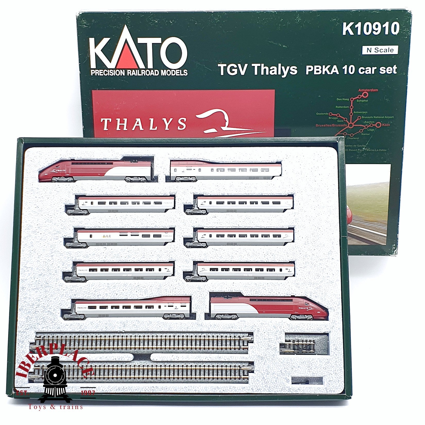 ♻️ Segunda mano - KATO K10910 TGV Thalys PBKA 10 set tren
