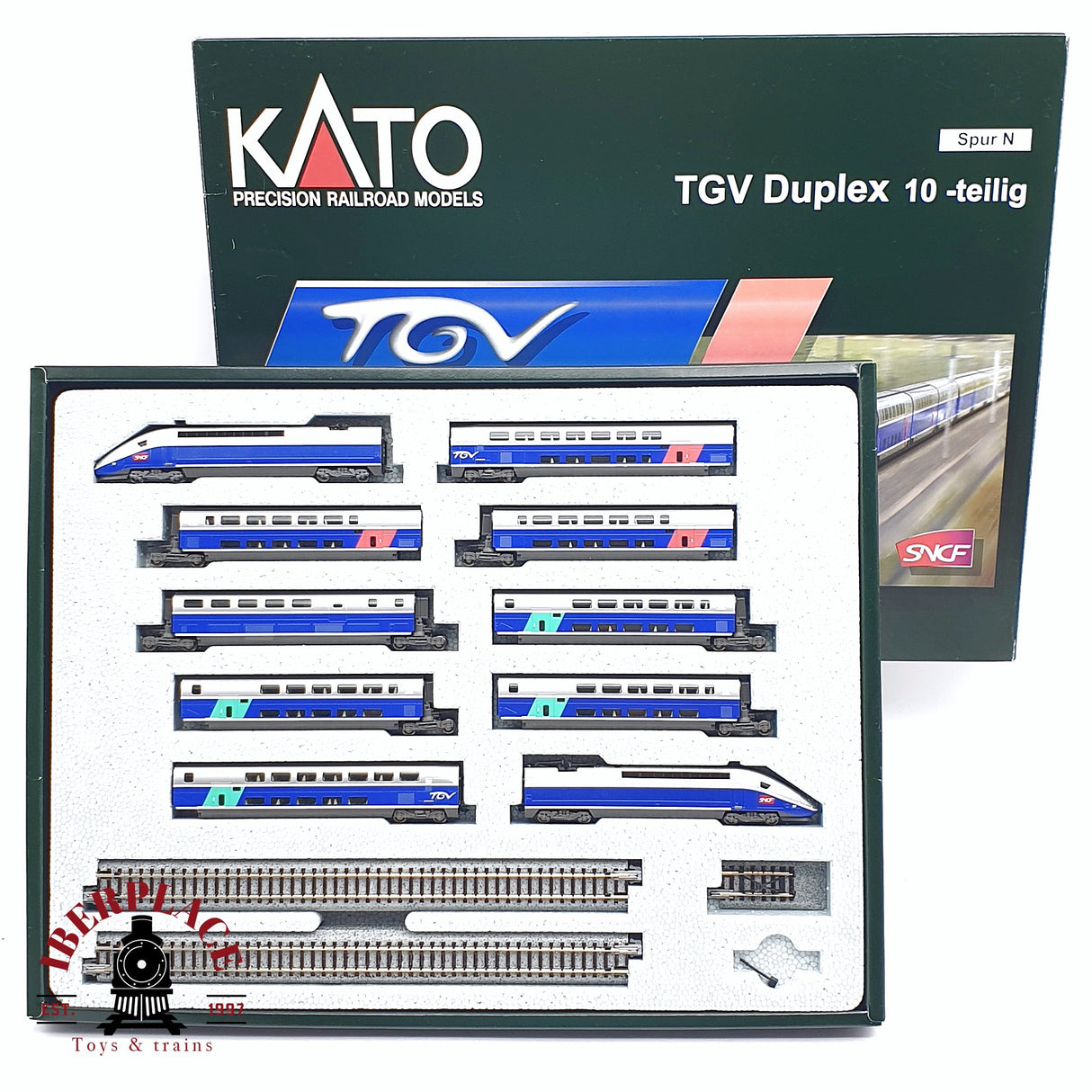♻️ Segunda mano -  KATO K10916 TGV Duplex SNCF set tren eléctrico N escala 1:160