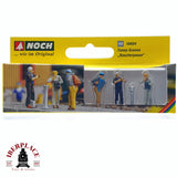 🆕 Noch - 16604 - Figuras "Pausa para Fumar" con Banco - Escala H0 1:87