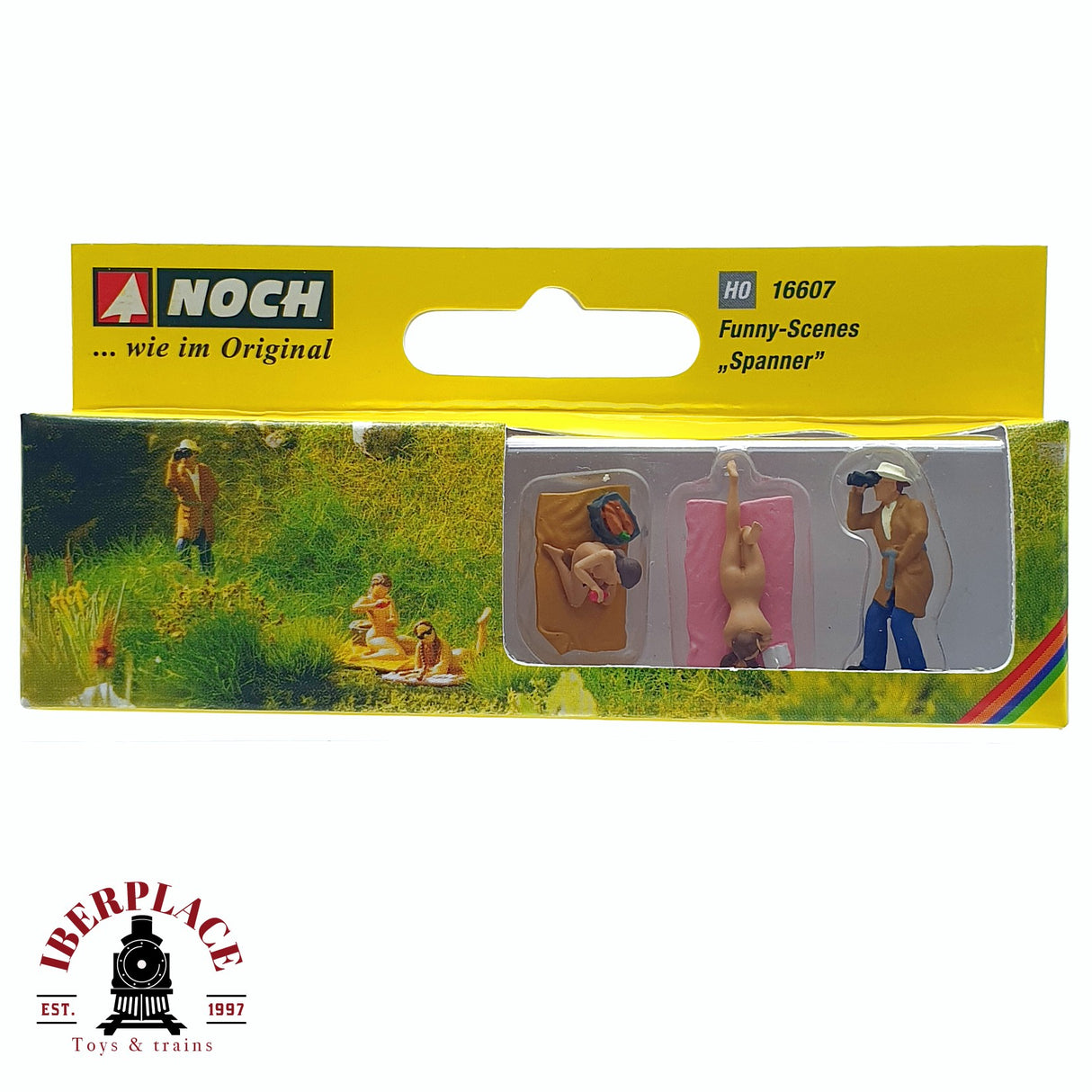 🆕 Noch - 16607 - Figuras "Hombre Curioso y Chicas Relajadas" - Escala H0 1:87
