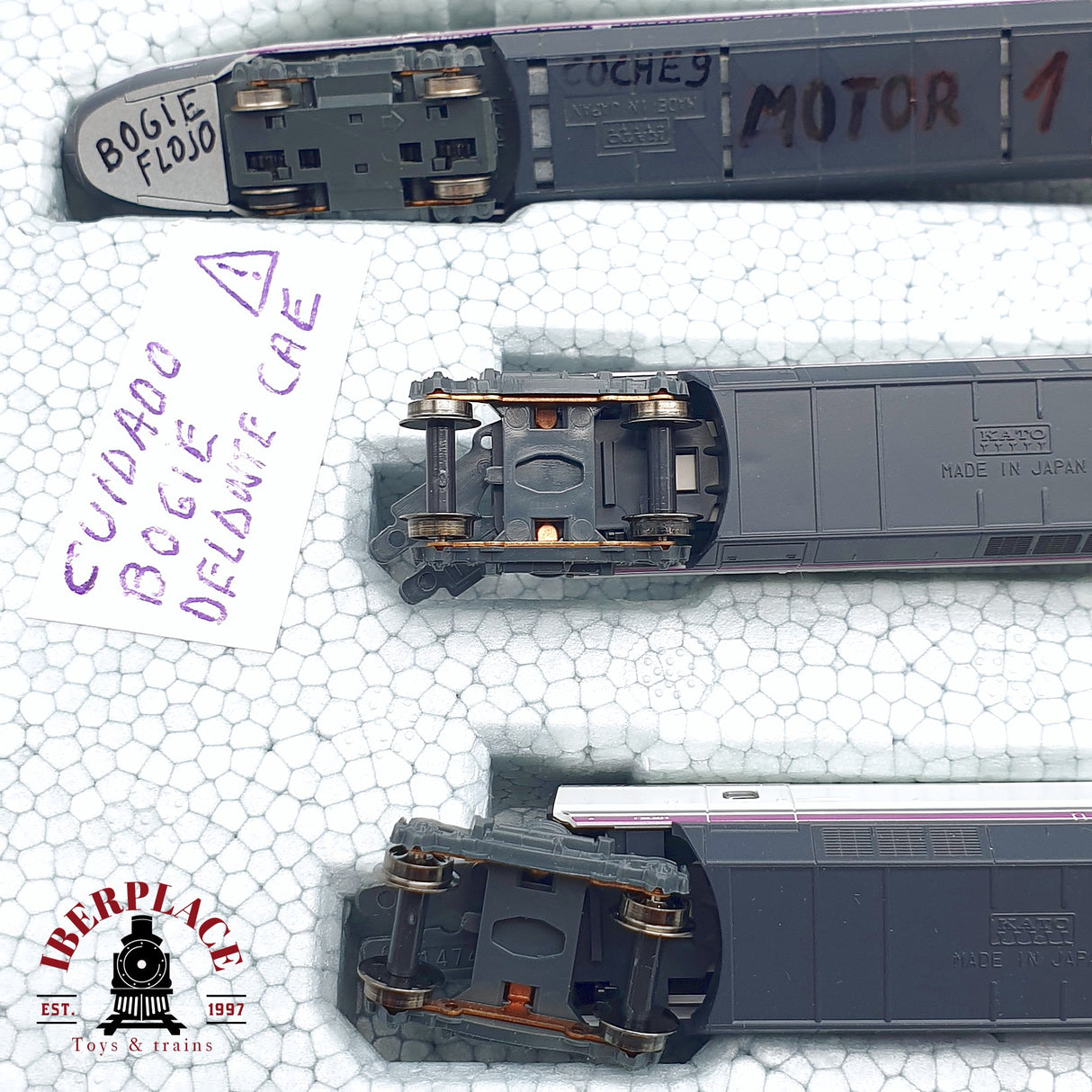 ♻️ Segunda mano -  KATO 10719-3 set tren eléctrico AVE Renfe operadora serie 100 N escala 1:160