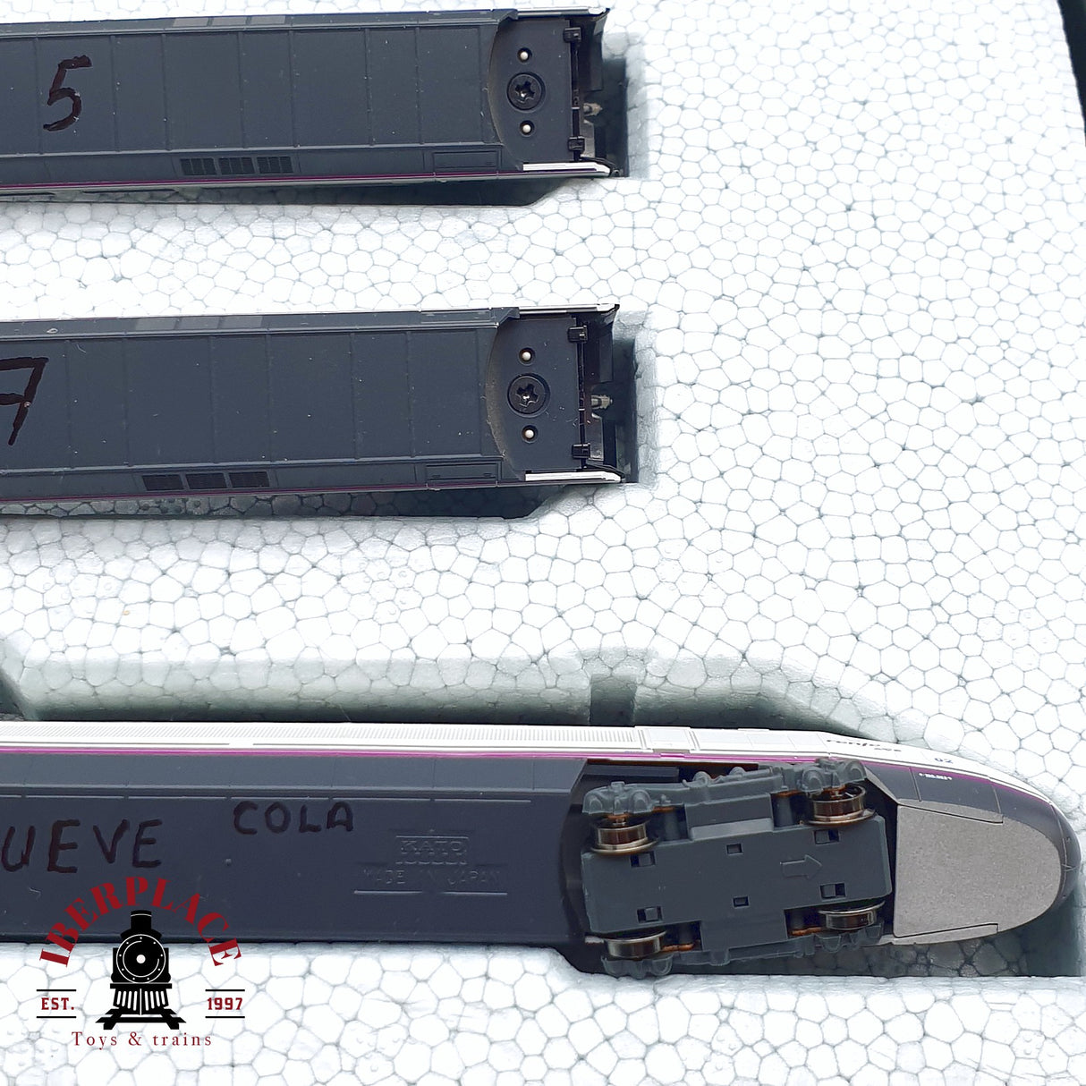 ♻️ Segunda mano -  KATO 10719-3 set tren eléctrico AVE Renfe operadora serie 100 N escala 1:160