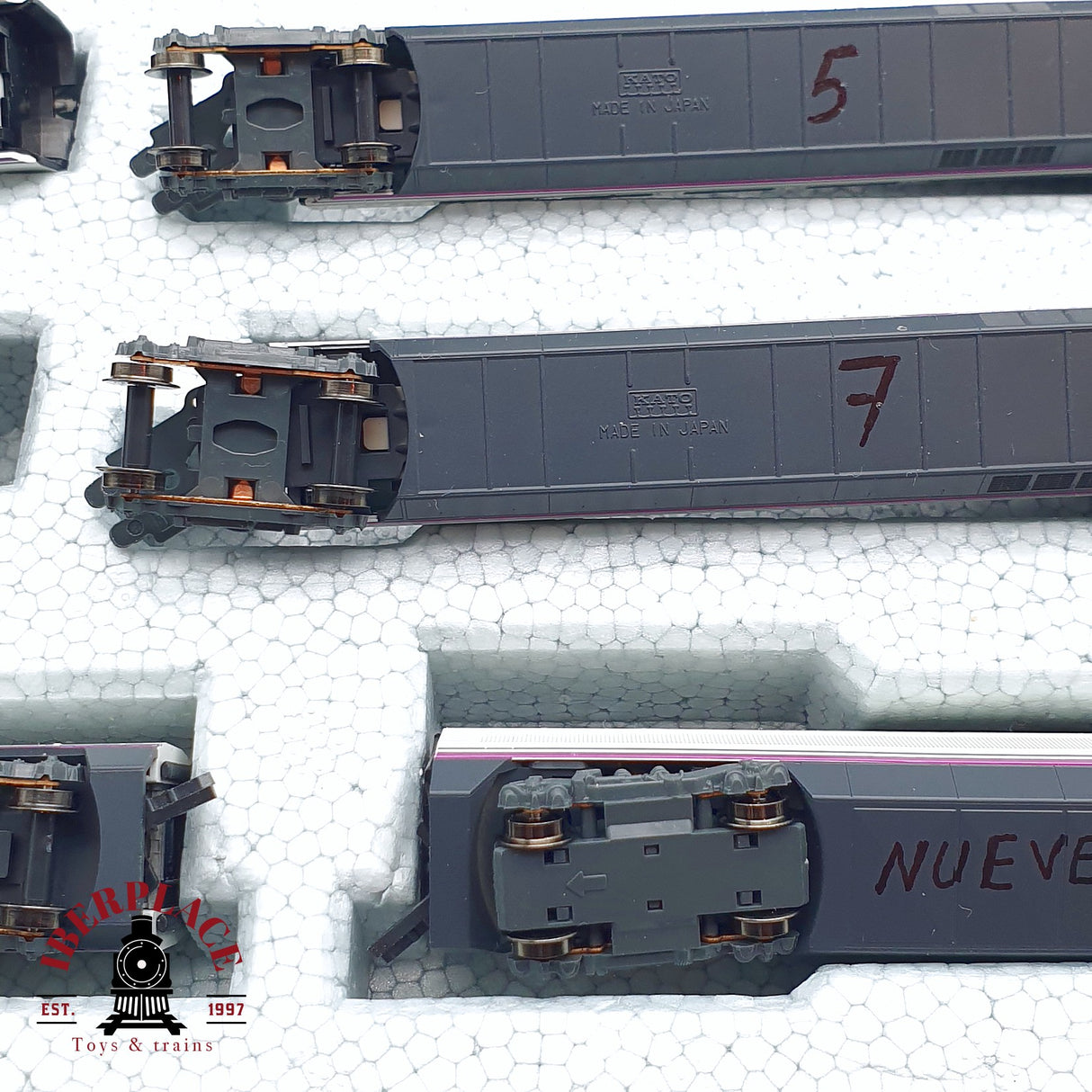 ♻️ Segunda mano -  KATO 10719-3 set tren eléctrico AVE Renfe operadora serie 100 N escala 1:160