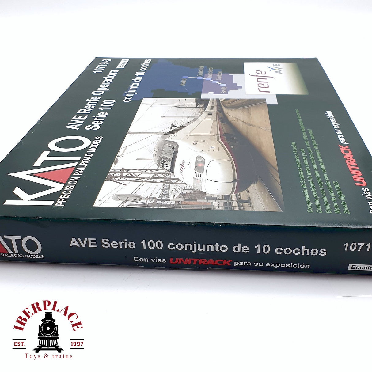 ♻️ Segunda mano -  KATO 10719-3 set tren eléctrico AVE Renfe operadora serie 100 N escala 1:160
