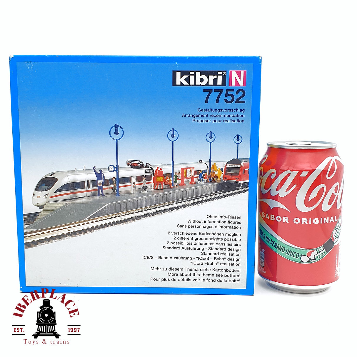 ♻️ Segunda mano - Kibri 7752 plataforma de estación anden 54x3,7cm N escala 1:160 1/3