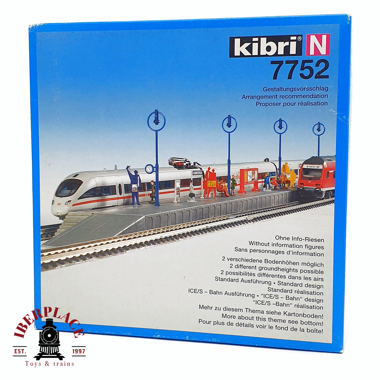 ♻️ Segunda mano - Kibri 7752 plataforma de estación anden 54x3,7cm N escala 1:160 3/3