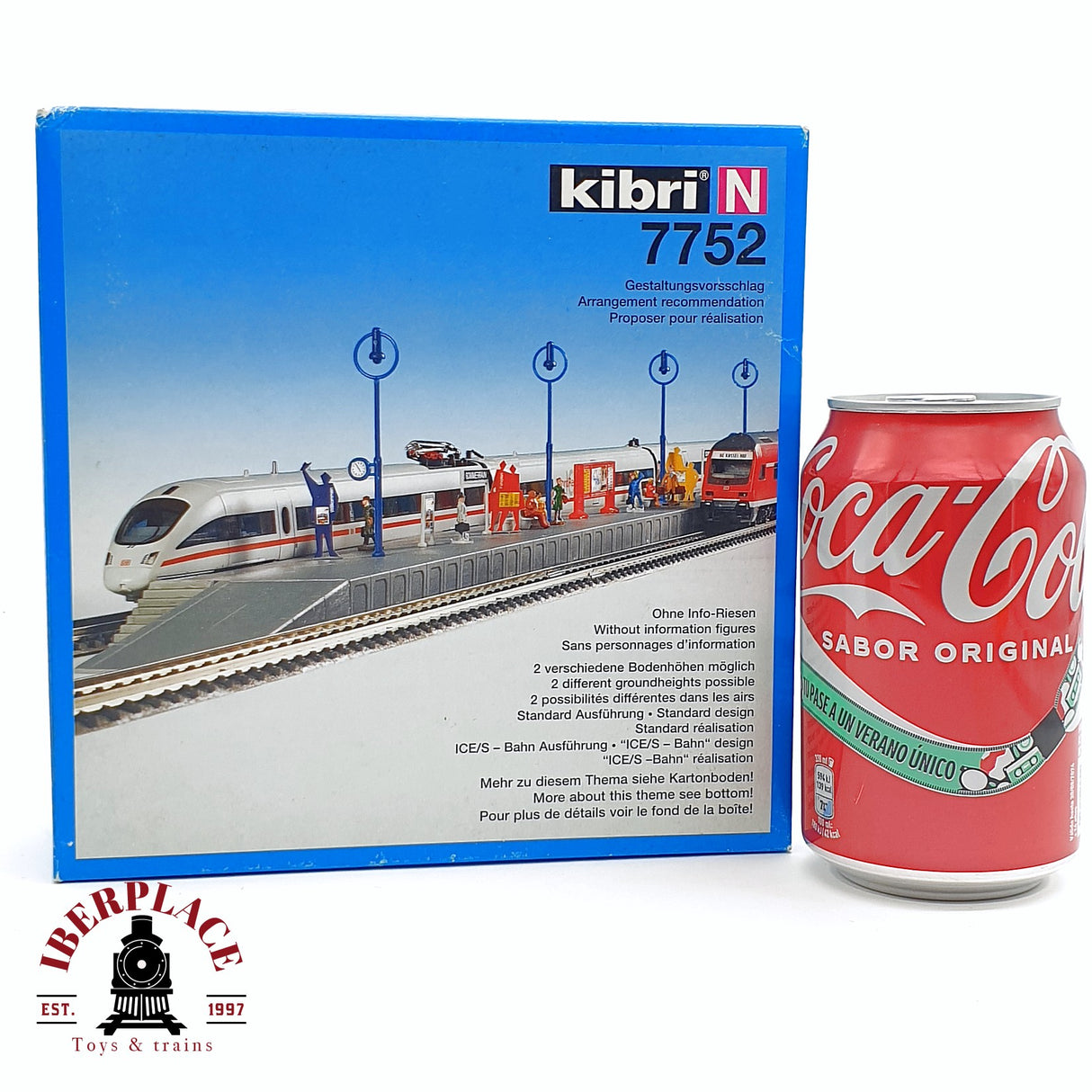 ♻️ Segunda mano - Kibri 7752 plataforma de estación anden 54x3,7cm N escala 1:160 3/3