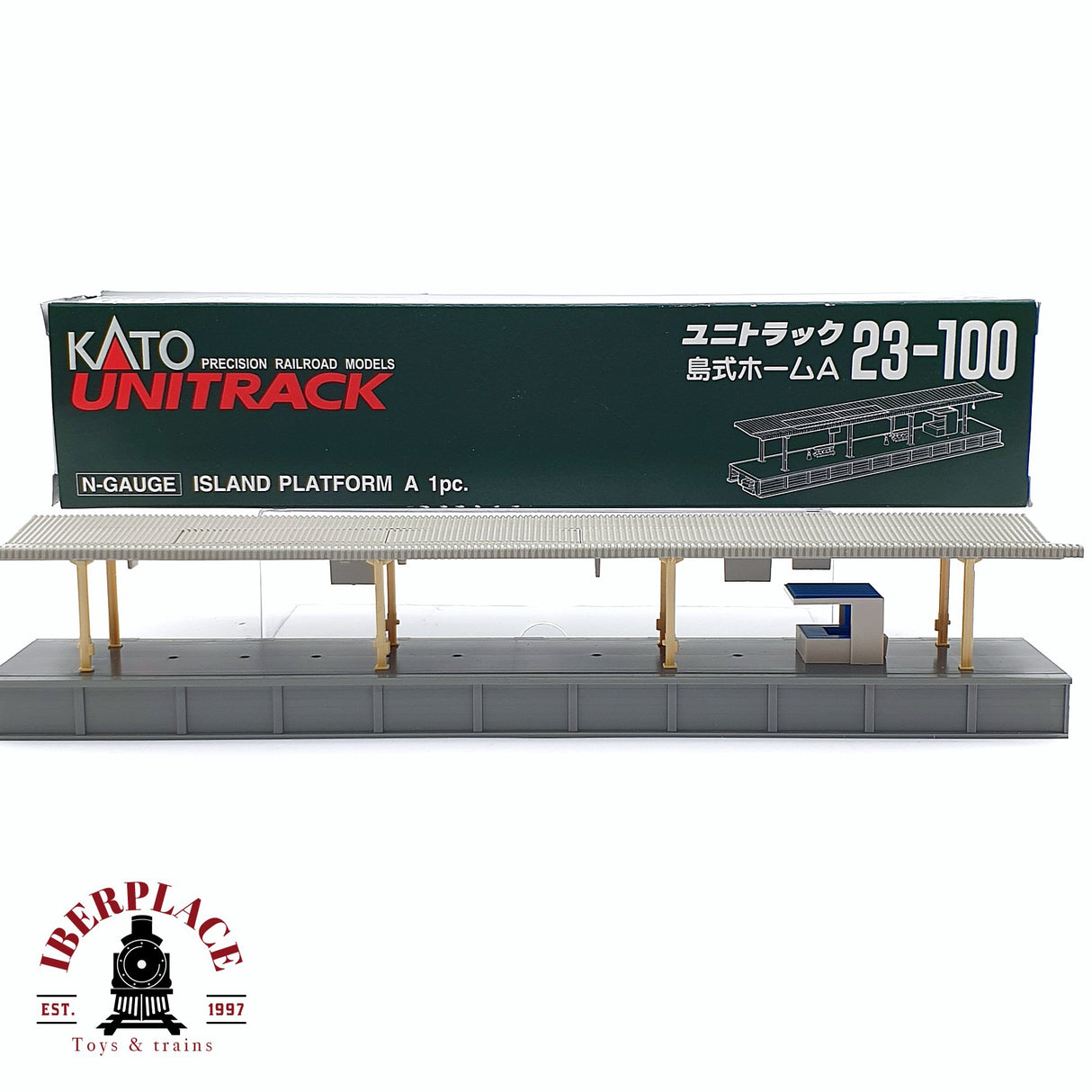 ♻️ Segunda mano - KATO 23-100 plataforma A de estación de tren, anden N escala 1:160 3/4