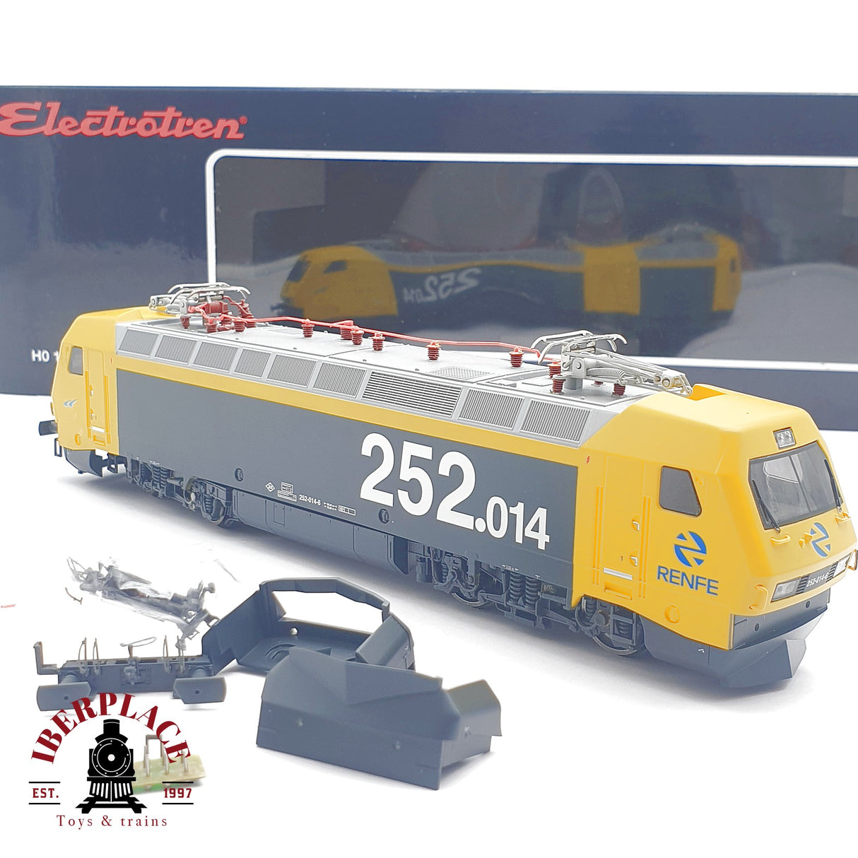 ♻️ Segunda Mano - Electrotren E2522 Digital Locomotora Eléctrica 252 014 RENFE H0 escala 1:87