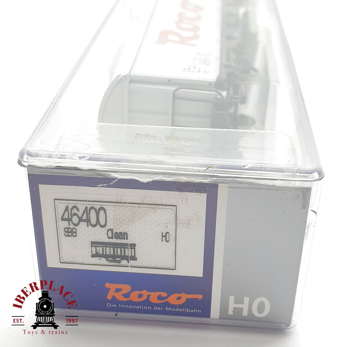 ♻️ Segunda Mano - Roco 46400 vagón mercancias limpia vías SBB CFF 211 5 296-5  H0 escala 1:87