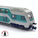 ♻️ 2da mano - Fleischmann 8123K vagón pasajeros de doble piso DB clase 2 N escala 1:160