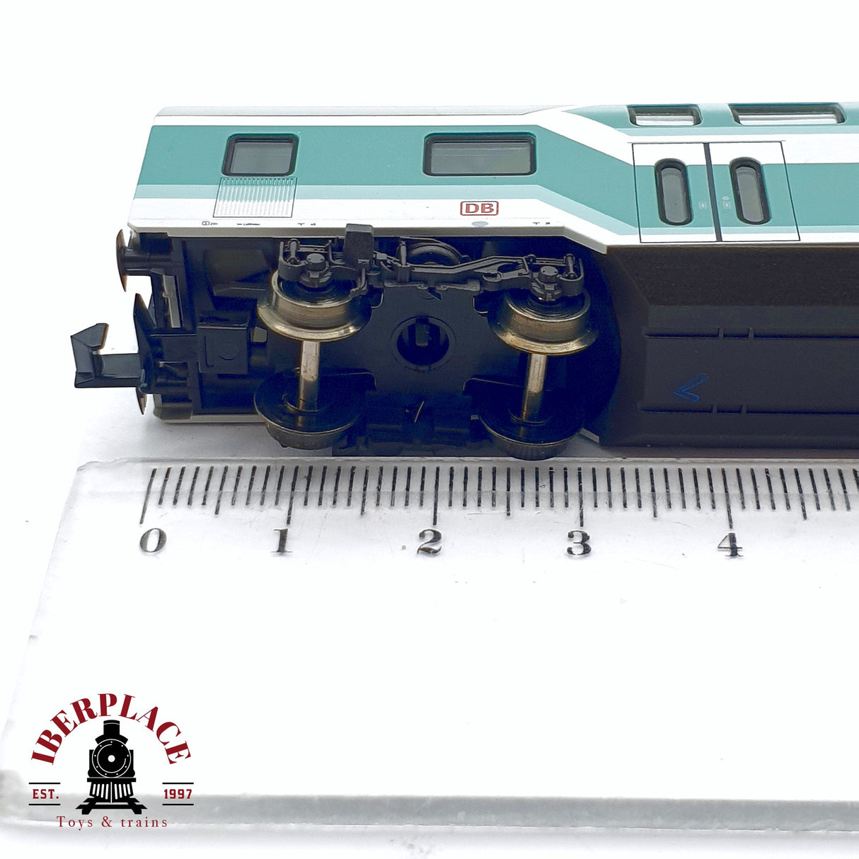 ♻️ 2da mano - Fleischmann 8123K vagón pasajeros de doble piso DB clase 2 N escala 1:160