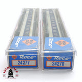 ♻️ 2da mano - Roco 2x 24277/78 vagones pasajero BLS Lötschbergbahn N escala 1:160