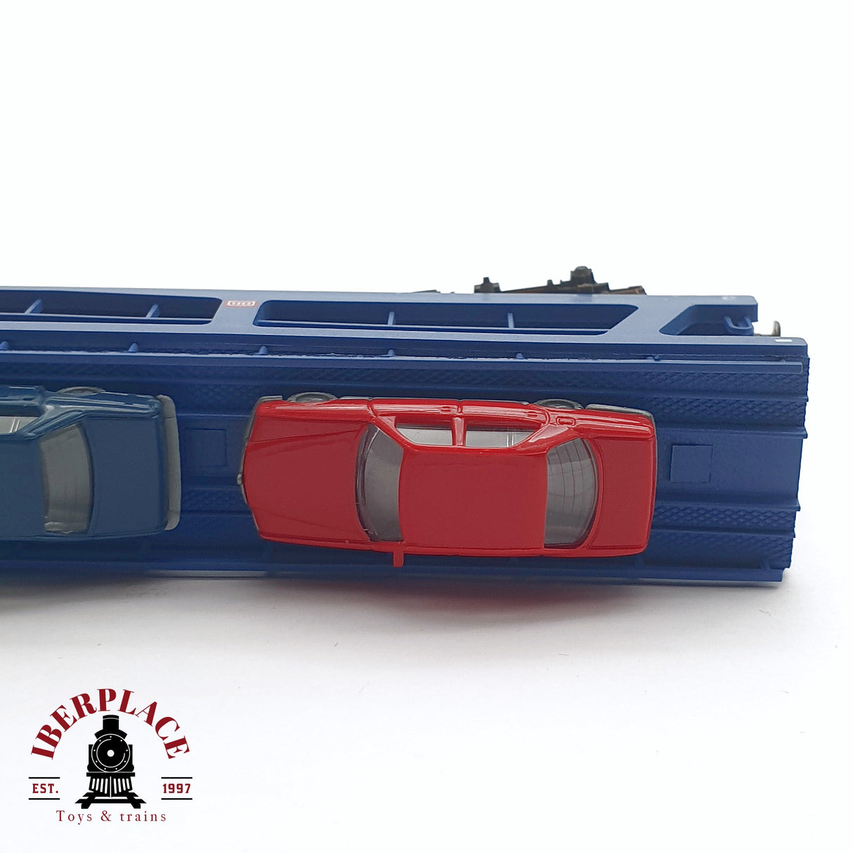 ♻️ 2da mano - Fleischmann 8291K vagón transporte de coches de dos pisos DB N escala 1:160