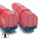 ♻️ 2da mano - Fleischmann 2x 8386K vagones cerrados Cargo DB N escala 1:160