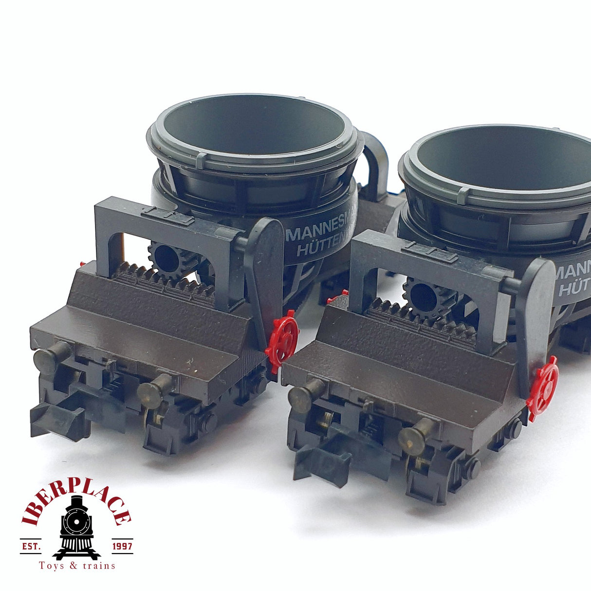 ♻️ 2da mano - Minitrix 13827 vagones escoria Mannesmann AG Hüttenwerke N escala 1:160