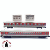 ♻️ 2da mano - Fleischmann 8185K 8181K vagones pasajeros DB clase 1 N escala 1:160