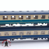 ♻️ 2da mano - Fleischmann 4x 8190/92/93 vagones pasajero y equipaje DB clase 1-2 N escala 1:160