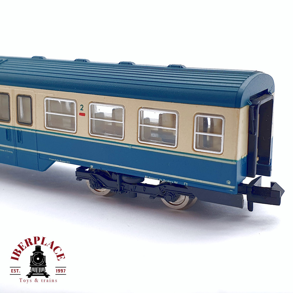 ♻️ 2da mano - Fleischmann 7436 vagón pasajeros DB clase 2 N escala 1:160