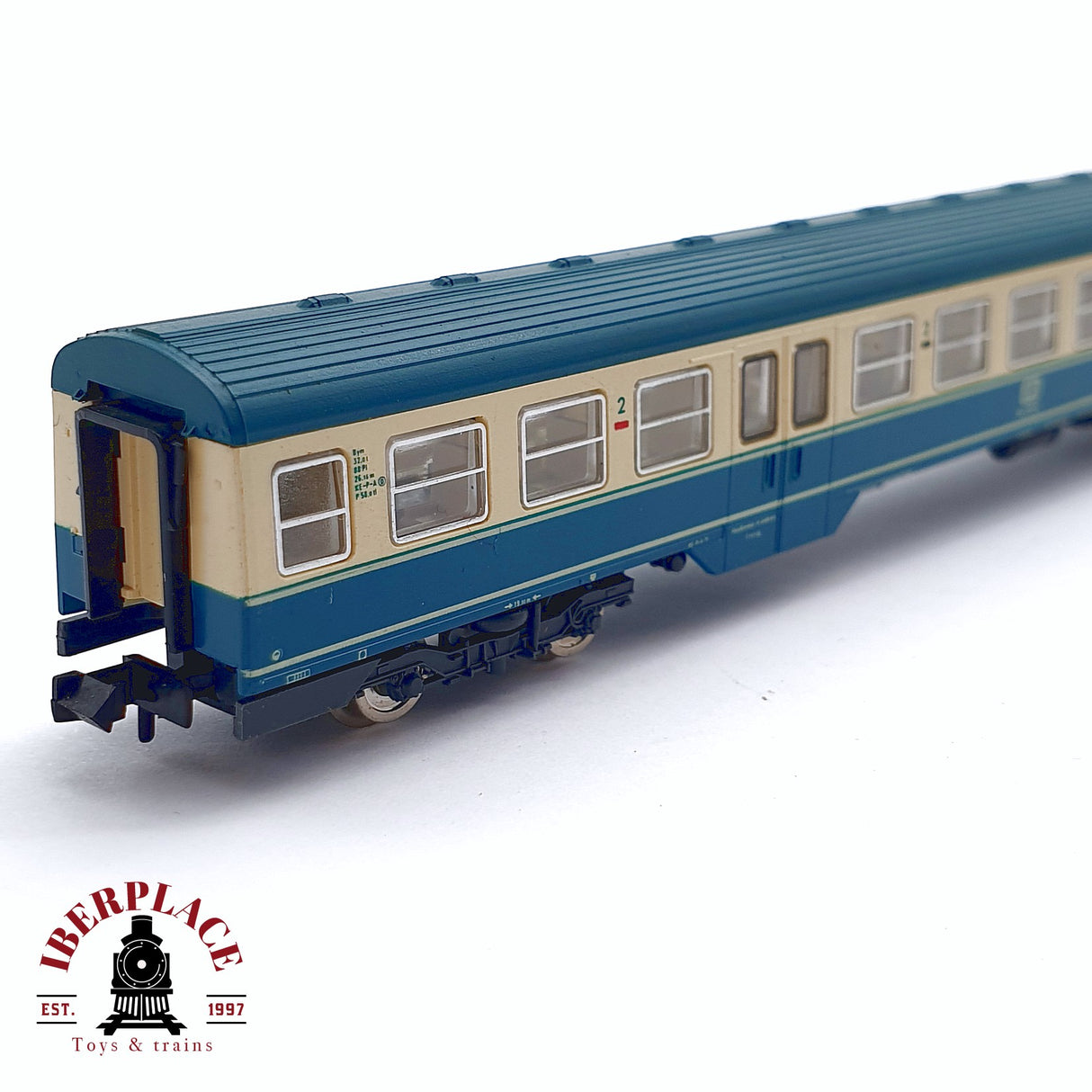 ♻️ 2da mano - Fleischmann 7436 vagón pasajeros DB clase 2 N escala 1:160