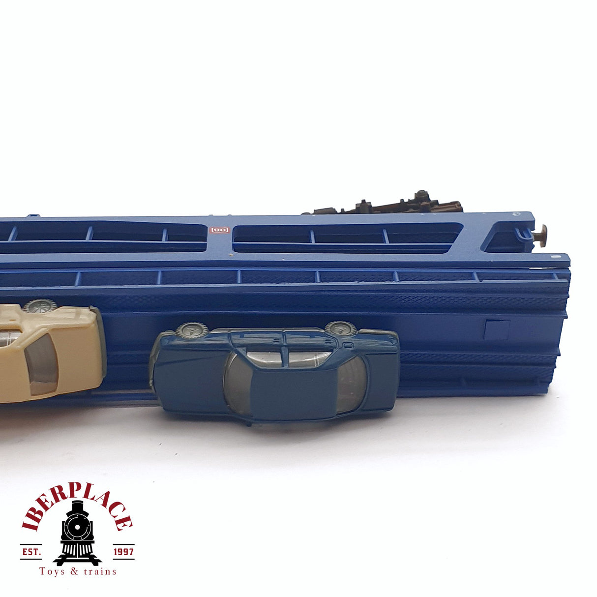 ♻️ 2da mano - Fleischmann 8291K vagón transporte de coches de dos pisos DB N escala 1:160