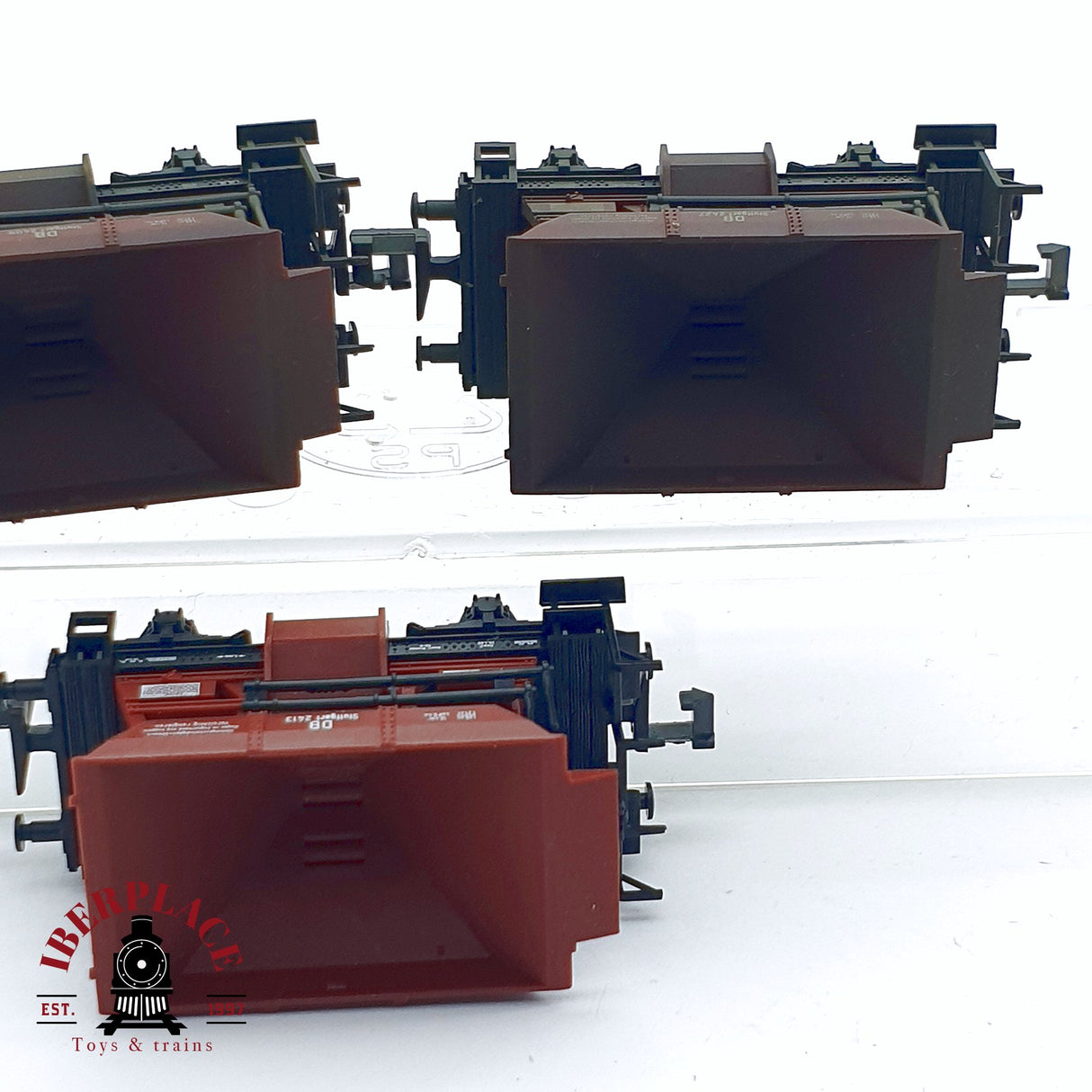 ♻️ 2da mano - Fleischmann 82 8228 vagones tolva DB Stuttgart N escala 1:160