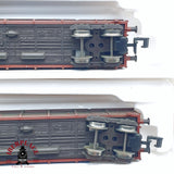 ♻️ 2da mano - Roco 4x 25564/65/66/67 vagones de borde alto DB envejecidos N escala 1:160