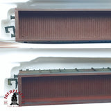 ♻️ 2da mano - Roco 4x 25564/65/66/67 vagones de borde alto DB envejecidos N escala 1:160