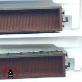 ♻️ 2da mano - Roco 4x 25564/65/66/67 vagones de borde alto DB envejecidos N escala 1:160