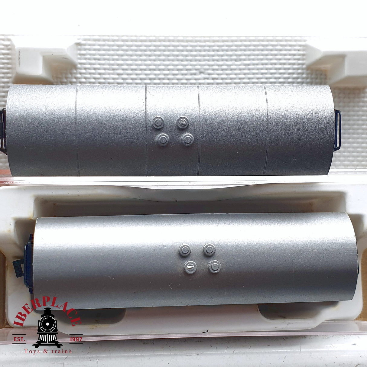 ♻️ 2da mano - Fleischmann 5x vagones cerveceros Löwenbräu Kulmbacher Pilsener N escala 1:160