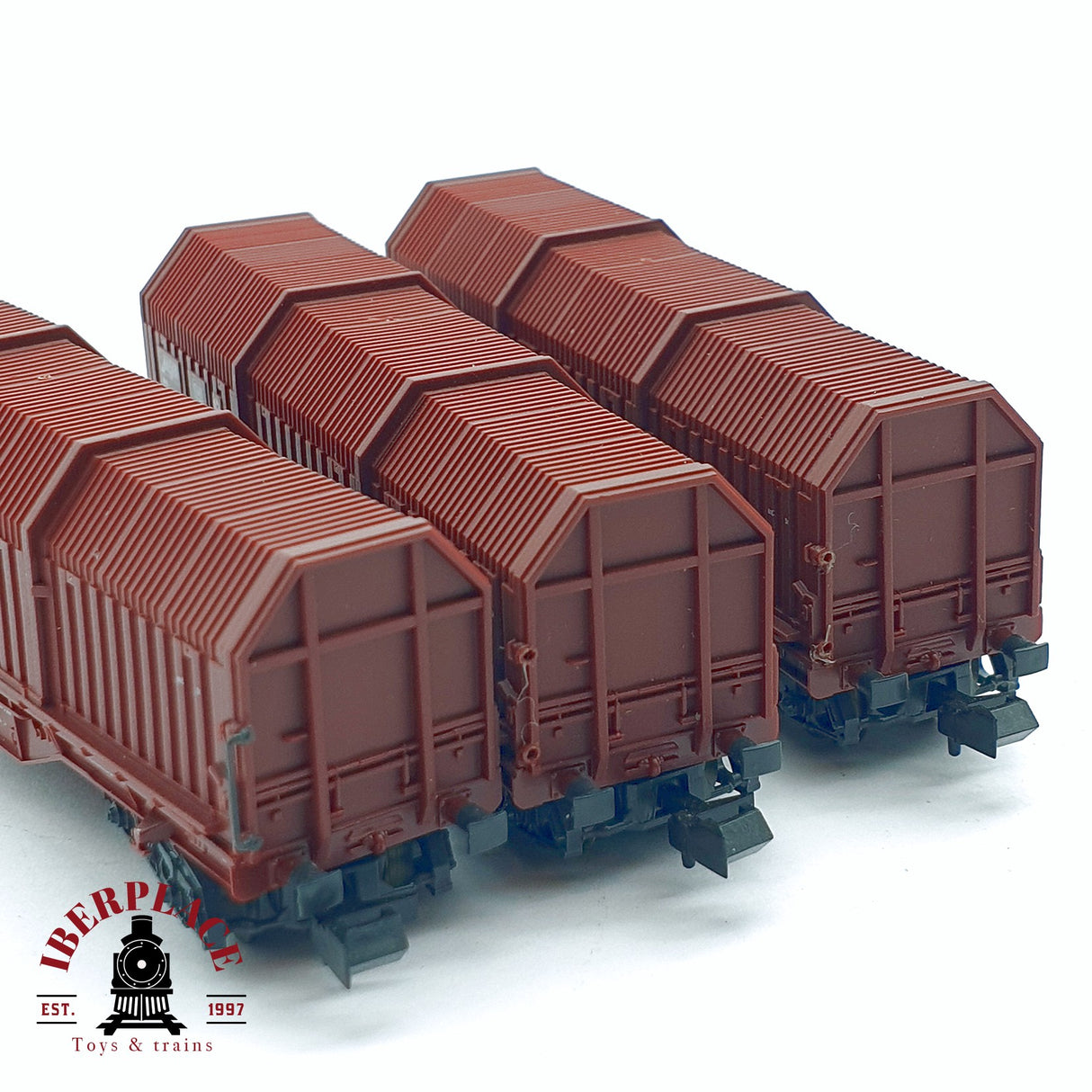 ♻️ 2da mano - Roco 3x 02374A vagones telescópicos DB N escala 1:160