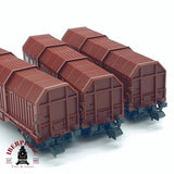 ♻️ 2da mano - Roco 3x 02374A vagones telescópicos DB N escala 1:160