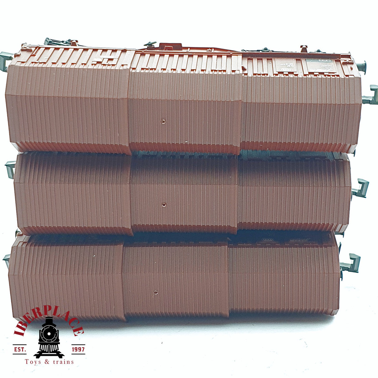 ♻️ 2da mano - Roco 3x 02374A vagones telescópicos DB N escala 1:160