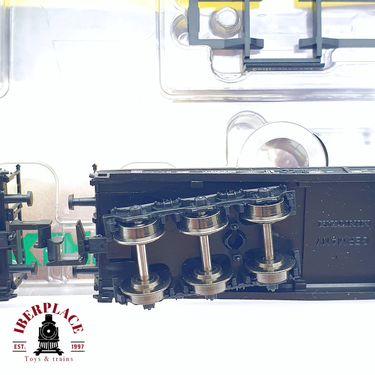 ♻️ 2da mano - Minitrix 15182 set de vagones plataforma DB N escala 1:160