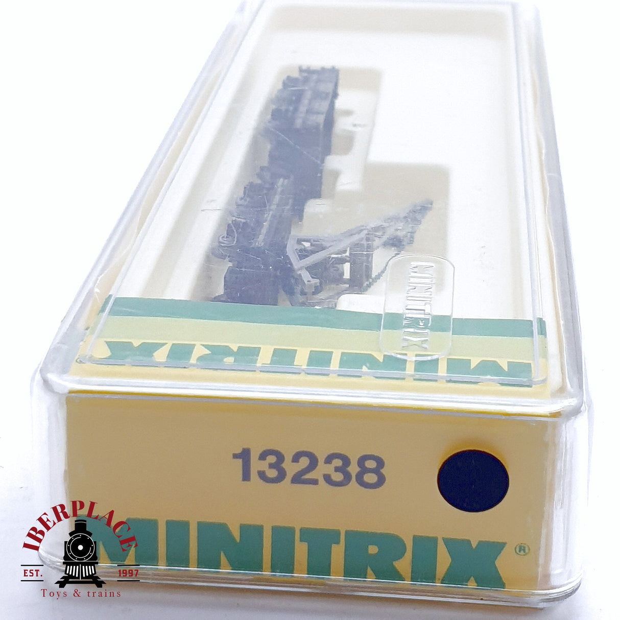 ♻️ 2da mano - Minitrix 13238 set de vagones grúa K.Bay.Sts.B N escala 1:160
