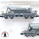 ♻️ 2da mano - Minitrix 15123 set de vagones Tolva Vigier SBB CFF N escala 1:160