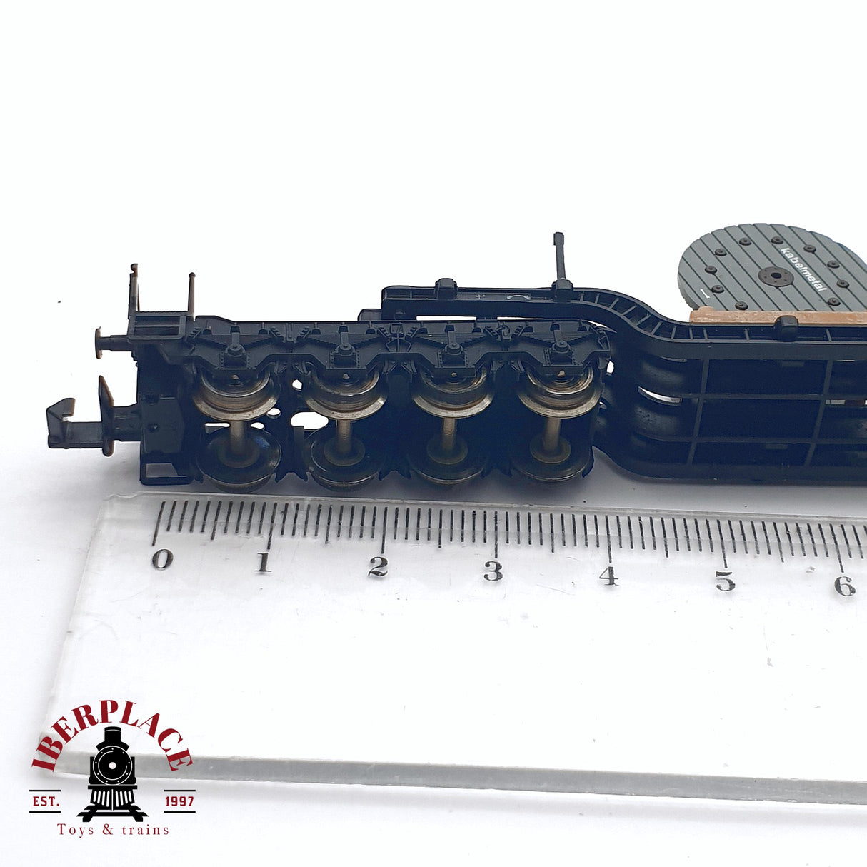 ♻️ 2da mano - Fleischmann 8299K vagón cargas pesadas Kabelmetal DB N escala 1:160