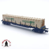 ♻️ 2da mano - Fleischmann vagón mercancias Van den Bosch ERP N escala 1:160