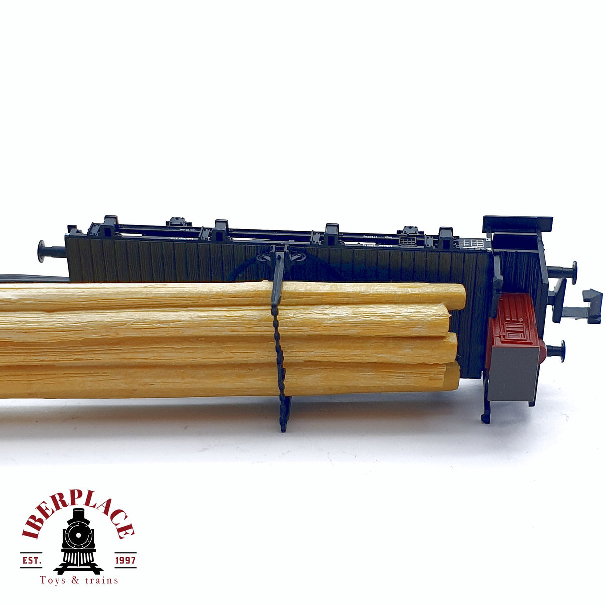 ♻️ 2da mano - Fleischmann 8223K vagón plataforma giratorio con troncos N escala 1:160