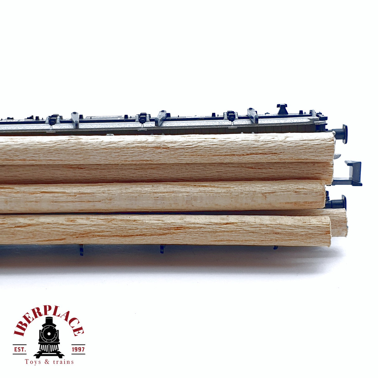 ♻️ 2da mano - Fleischmann 8287K vagón estacas con troncos DB N escala 1:160