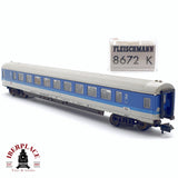 ♻️ 2da mano - Fleischmann 8672K vagón pasajeros DB clase 2 N escala 1:160