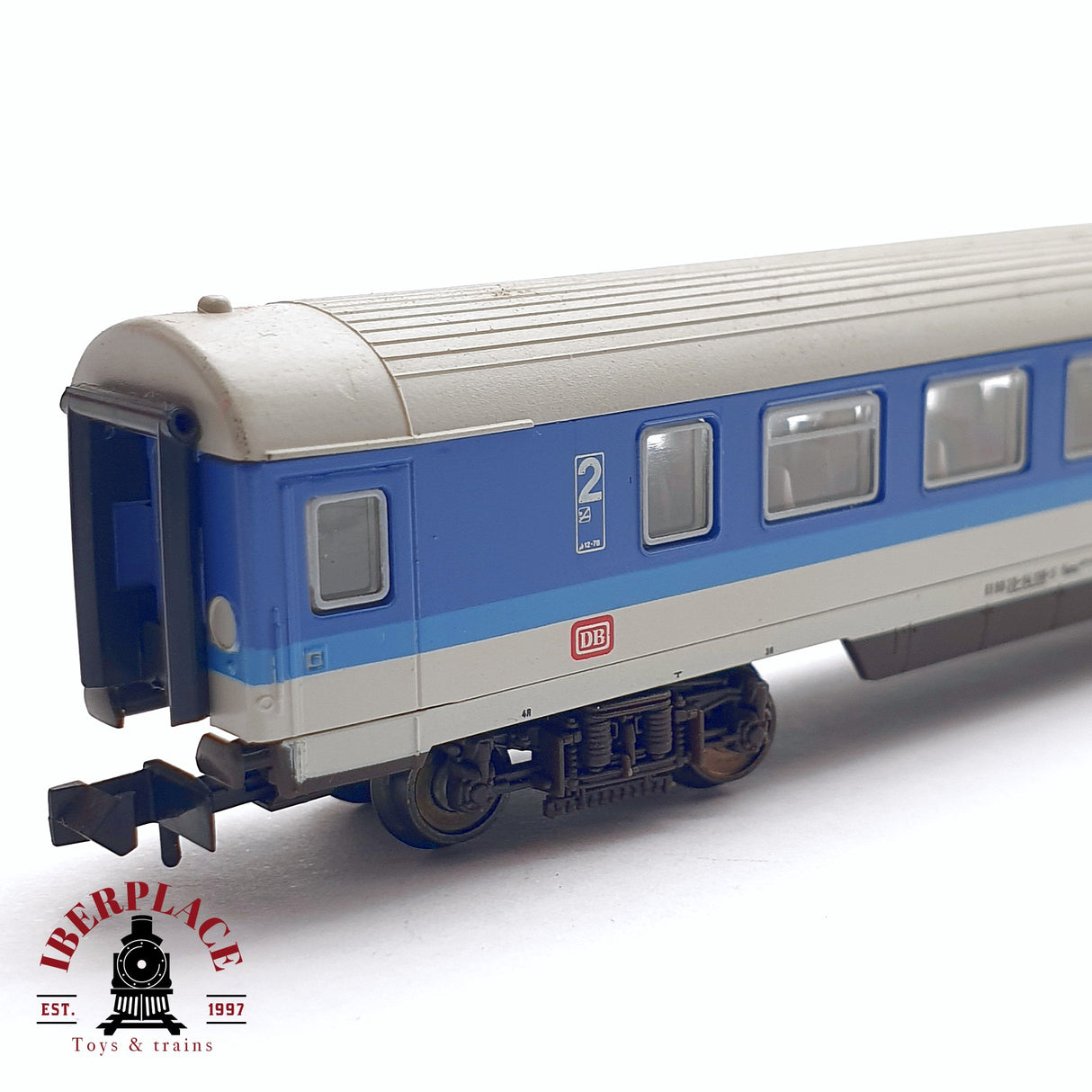 ♻️ 2da mano - Fleischmann 8672K vagón pasajeros DB clase 2 N escala 1:160