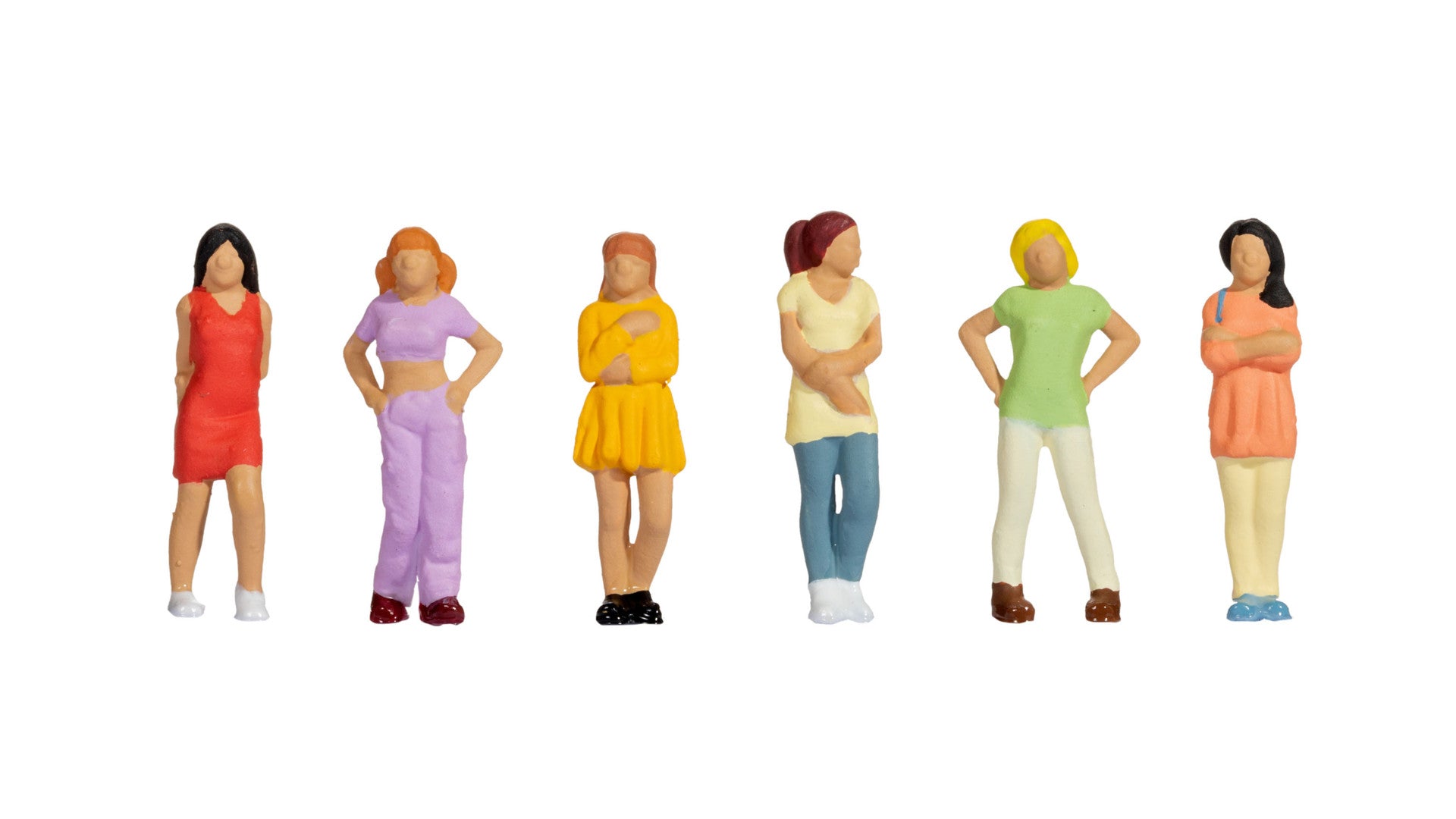 NOCH 36517 Figuras de Adolescentes Femeninas – Modelismo Escala N (1:160)