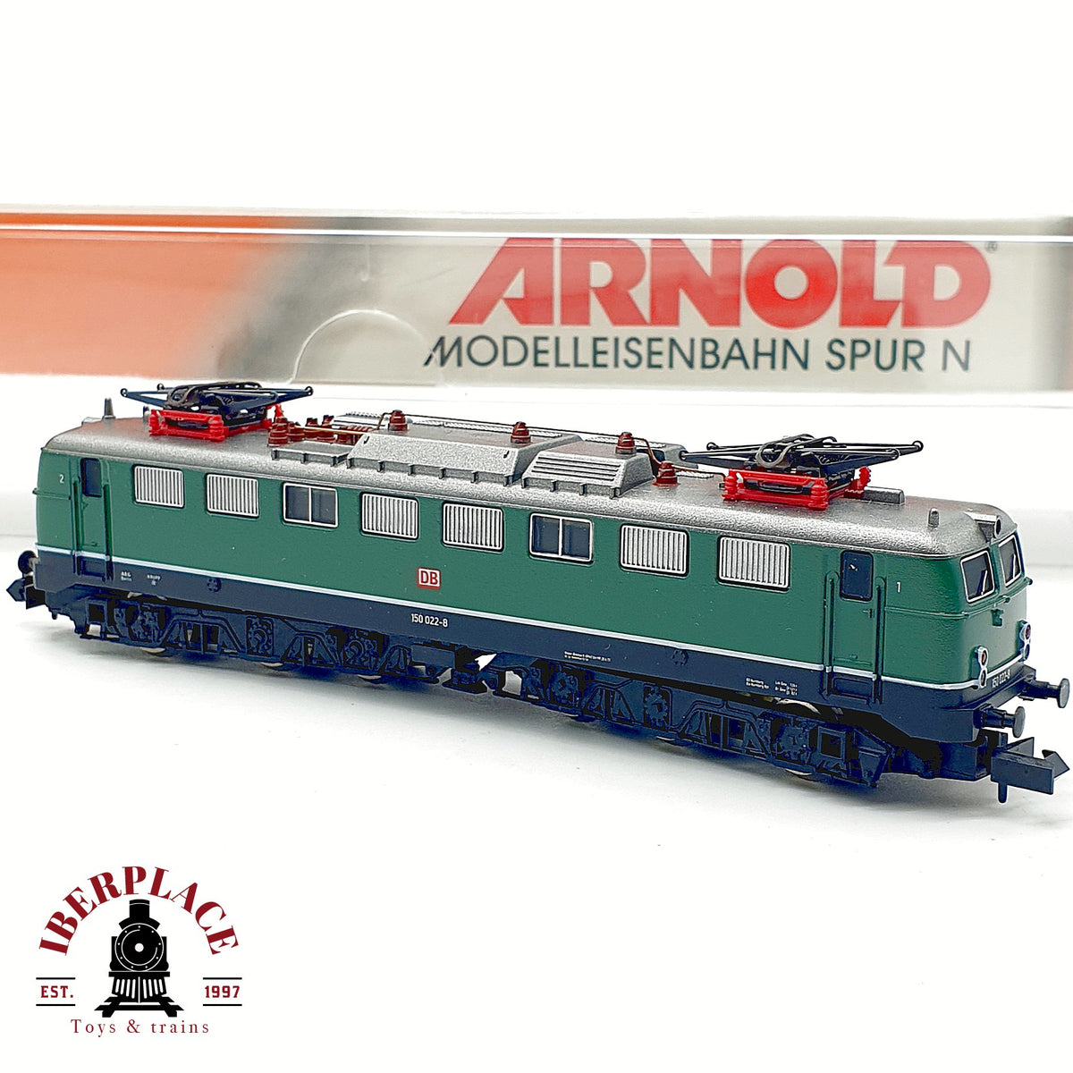 ♻️ Arnold 2357 Locomotora electrica BR 150 022-8 DB Ep IV escala N 1:160