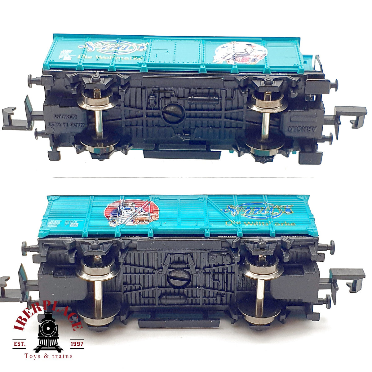 ♻️ Arnold Set 2 Vagones Cerrados 4711 Echt Kolnisch Wasser DRG Ep II escala N 1:160