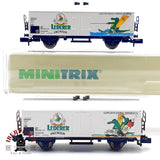 ♻️ Minitrix 13917 K Set 2 Vagones Cervezeros Lederer Premium DB Ep V escala N 1:160 2/2