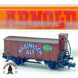 ♻️ Arnold 4282 Vagon cerrado garita Rheinisch Alt Wickuler DB Ep III escala N 1:160