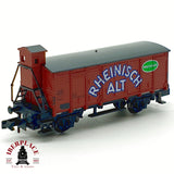 ♻️ Arnold 4282 Vagon cerrado garita Rheinisch Alt Wickuler DB Ep III escala N 1:160