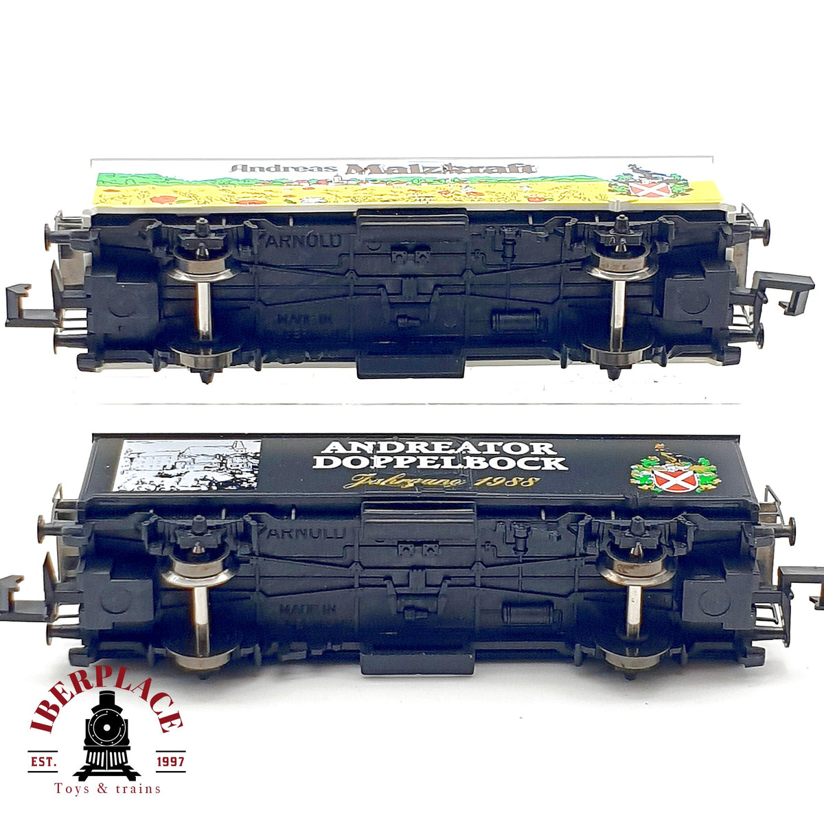 ♻️  Arnold 50014 Set 2 Vagones Cervezeros Andreas Malzkraft DB Ep IV escala N 1:160