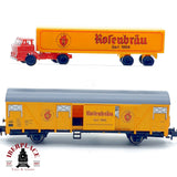 ♻️ Arnold 50-003 Set Vagon Cervezero Rosenbrau y Camion Articulado DB Ep IV escala N 1:160